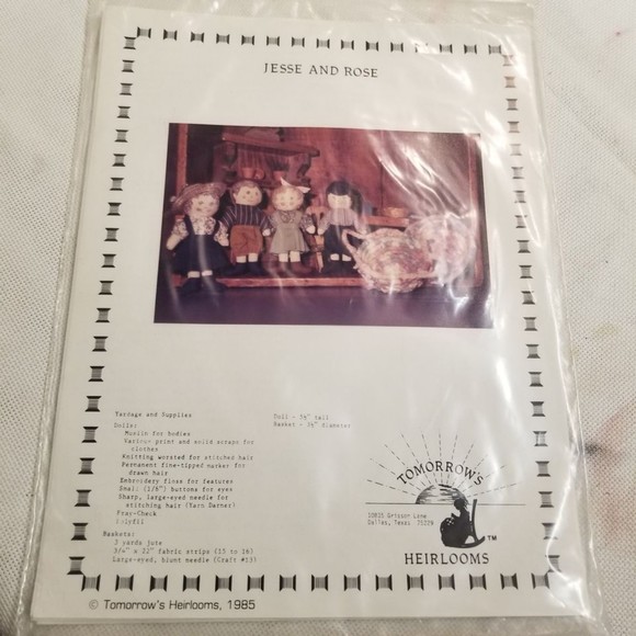 1985 Tomorrow's Heirlooms quilt patterns Pat033 - Picture 3 of 7